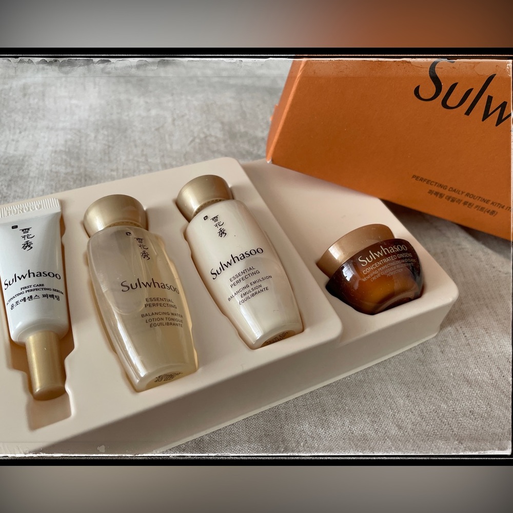 New stock! Authentic unopened brand new Sulwhasoo trial skin care set